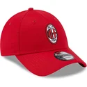 cappellino-curvo-rosso-regolabile-9forty-core-di-ac-milan-serie-a-di-new-era
