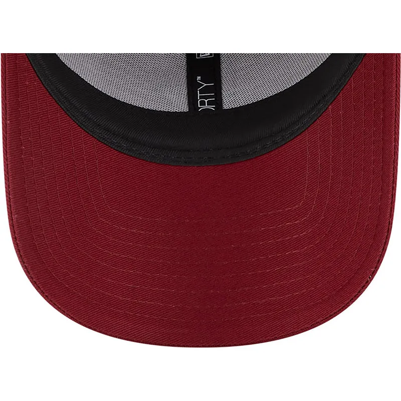 cappelli-curva-rosso-cinghia-regolabile-9forty-seasonal-dei-manchester-united-football-club-premier-league-di-new-era