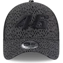 cappelli-curva-nero-snapback-a-frame-reflective-all-over-print-dei-valentino-rossi-vr46-motogp-di-new-era