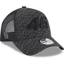 cappelli-curva-nero-snapback-a-frame-reflective-all-over-print-dei-valentino-rossi-vr46-motogp-di-new-era