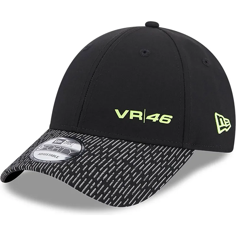 cappellino-curvo-nero-regolabile-9forty-reflective-visor-di-valentino-rossi-vr46-motogp-di-new-era