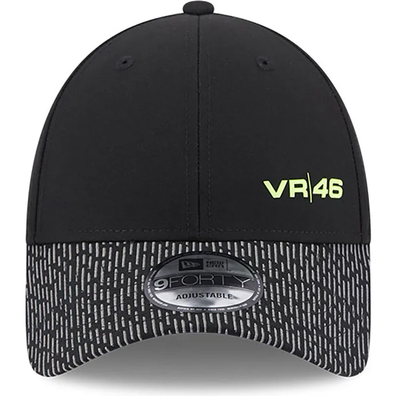 cappellino-curvo-nero-regolabile-9forty-reflective-visor-di-valentino-rossi-vr46-motogp-di-new-era