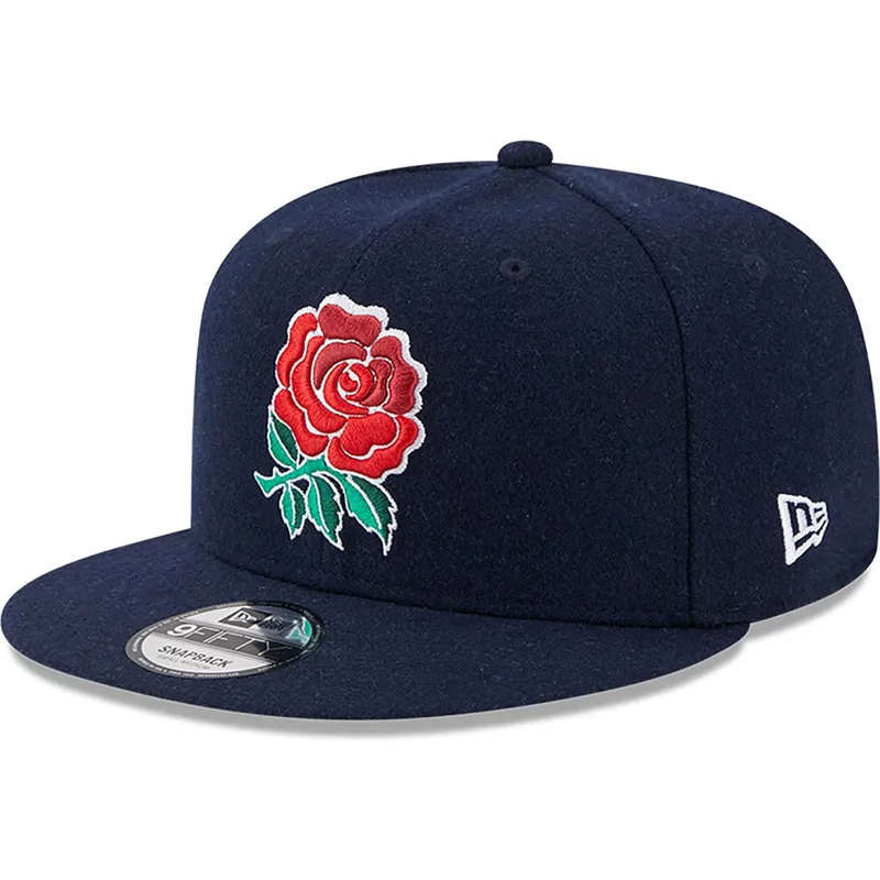cappelli-piatta-blu-snapback-9fifty-wool-dei-england-rugby-rfu-di-new-era