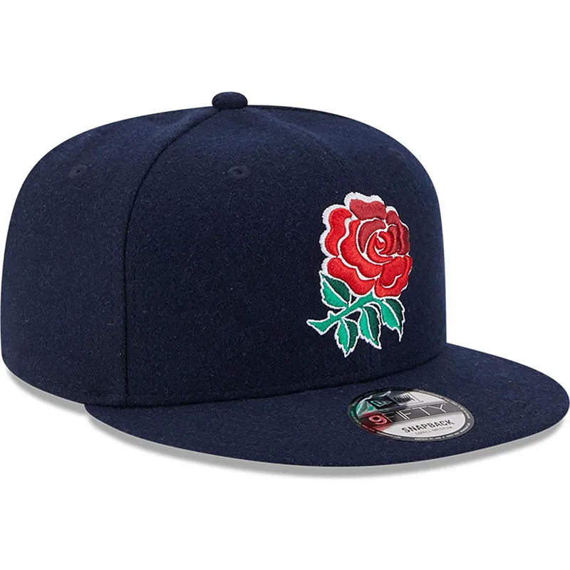 cappelli-piatta-blu-snapback-9fifty-wool-dei-england-rugby-rfu-di-new-era