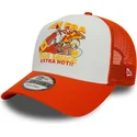 cappellino-trucker-bianco-e-arancione-hot-sauce-a-frame-food-di-new-era