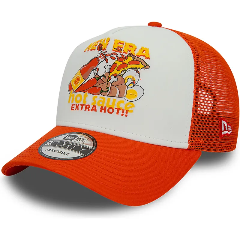cappelli-curva-arancia-snapback-a-frame-di-new-era