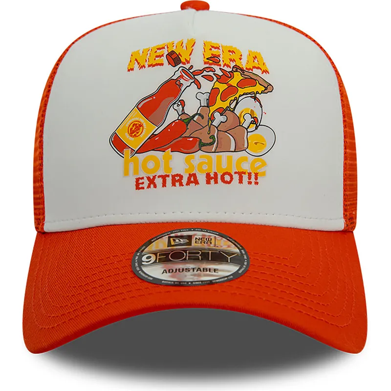 cappelli-curva-arancia-snapback-a-frame-di-new-era