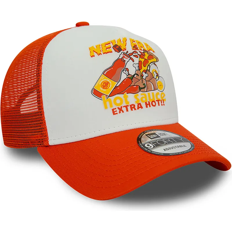 cappelli-curva-arancia-snapback-a-frame-di-new-era