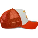 cappellino-trucker-bianco-e-arancione-hot-sauce-a-frame-food-di-new-era