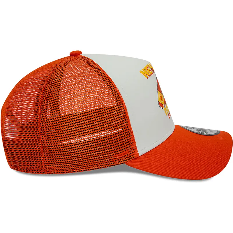 cappelli-curva-arancia-snapback-a-frame-di-new-era