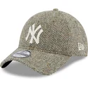 cappelli-curva-grigio-cinghia-regolabile-9twenty-tweed-pack-dei-new-york-yankees-mlb-di-new-era