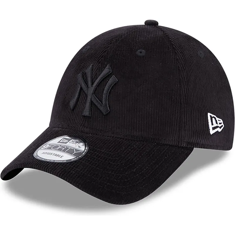 cappelli-curva-nero-cinghia-regolabile-9forty-cord-dei-new-york-yankees-mlb-di-new-era