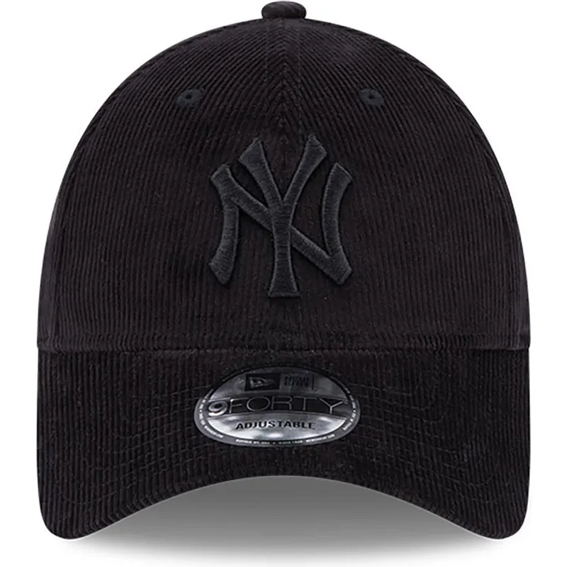 cappelli-curva-nero-cinghia-regolabile-9forty-cord-dei-new-york-yankees-mlb-di-new-era