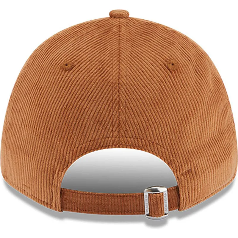 cappelli-curva-marrone-cinghia-regolabile-9forty-cord-dei-new-york-yankees-mlb-di-new-era