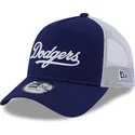 cappelli-curva-blu-snapback-a-frame-team-script-dei-los-angeles-dodgers-mlb-di-new-era