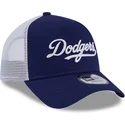 cappelli-curva-blu-snapback-a-frame-team-script-dei-los-angeles-dodgers-mlb-di-new-era