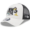 cappelli-curva-beige-snapback-a-frame-dei-bugs-bunny-y-pato-lucas-looney-tunes-di-new-era