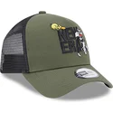 cappelli-curva-verde-snapback-a-frame-dei-piolin-y-silvestre-looney-tunes-di-new-era