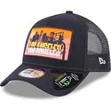 cappellino-trucker-blu-navy-a-frame-repreve-license-plate-di-los-angeles-di-new-era