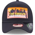 cappellino-trucker-blu-navy-a-frame-repreve-license-plate-di-los-angeles-di-new-era