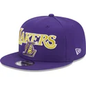 cappello-piatto-viola-snapback-9fifty-patch-dei-los-angeles-lakers-nba-di-new-era