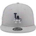 cappello-piatto-grigio-snapback-9fifty-team-drip-dei-los-angeles-dodgers-mlb-di-new-era