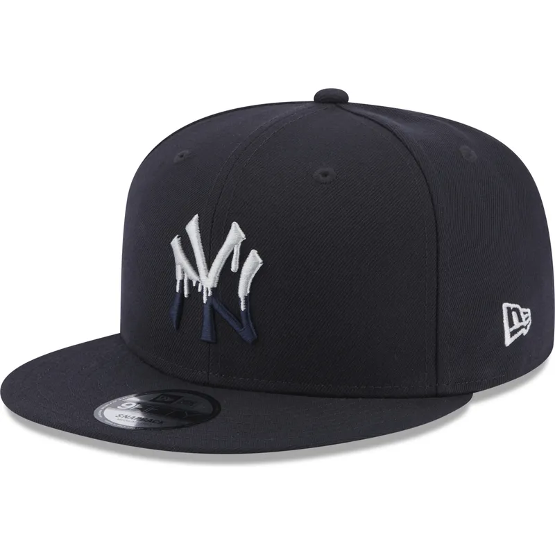 cappelli-piatta-blu-marino-snapback-9fifty-team-drip-dei-new-york-yankees-mlb-di-new-era