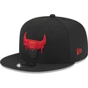cappelli-piatta-nero-snapback-9fifty-team-drip-dei-chicago-bulls-nba-di-new-era