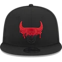 cappelli-piatta-nero-snapback-9fifty-team-drip-dei-chicago-bulls-nba-di-new-era