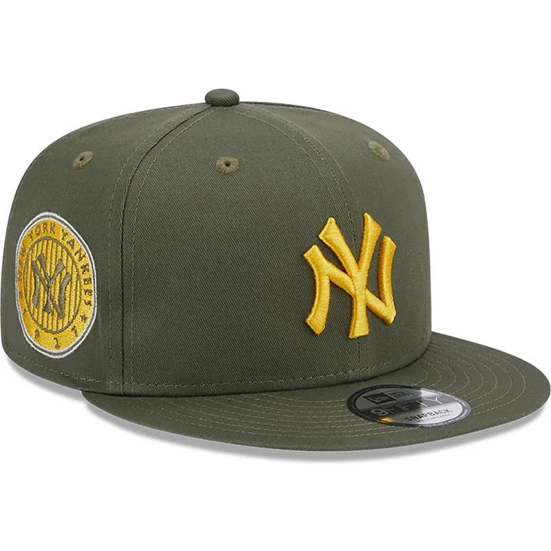 cappelli-piatta-verde-snapback-9fifty-side-patch-dei-new-york-yankees-mlb-di-new-era