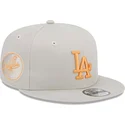 cappelli-piatta-beige-snapback-9fifty-side-patch-dei-los-angeles-dodgers-mlb-di-new-era