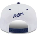 cappellino-snapback-piatto-bianco-e-blu-con-logo-blu-9fifty-white-crown-patch-dei-los-angeles-dodgers-mlb-di-new-era