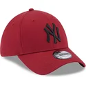 cappelli-curva-rosso-regolato-39thirty-comfort-dei-new-york-yankees-mlb-di-new-era