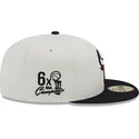 cappello-piatto-bianco-e-nero-regolabile-59fifty-championships-dei-chicago-bulls-nba-di-new-era