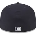 cappelli-piatta-blu-marino-regolato-59fifty-team-outline-dei-new-york-yankees-mlb-di-new-era