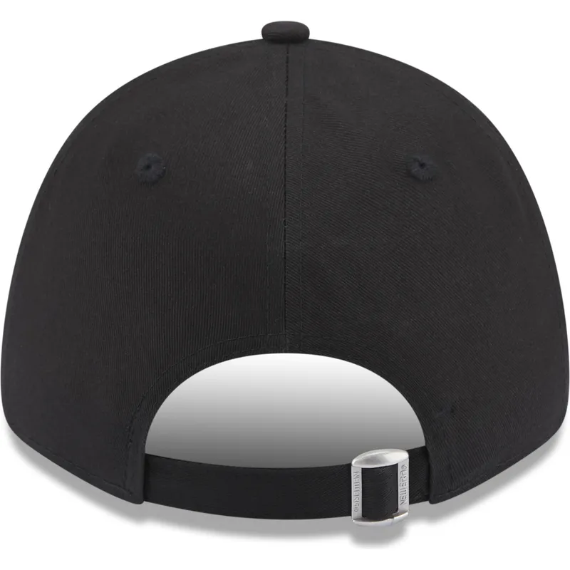 cappelli-curva-nero-cinghia-regolabile-9forty-team-outline-dei-new-york-yankees-mlb-di-new-era