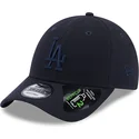 cappelli-curva-blu-marino-cinghia-regolabile-9forty-repreve-dei-los-angeles-dodgers-mlb-di-new-era