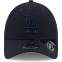 cappelli-curva-blu-marino-cinghia-regolabile-9forty-repreve-dei-los-angeles-dodgers-mlb-di-new-era
