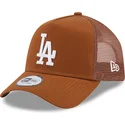 cappelli-curva-marrone-snapback-a-frame-league-essential-dei-los-angeles-dodgers-mlb-di-new-era