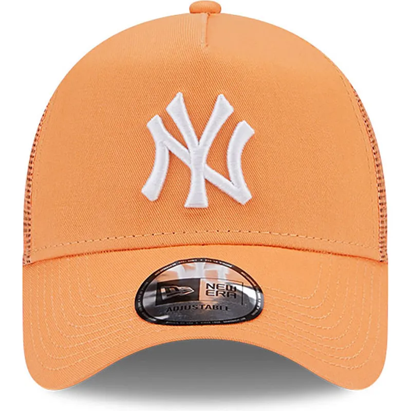 cappelli-curva-arancia-snapback-a-frame-league-essential-dei-new-york-yankees-mlb-di-new-era