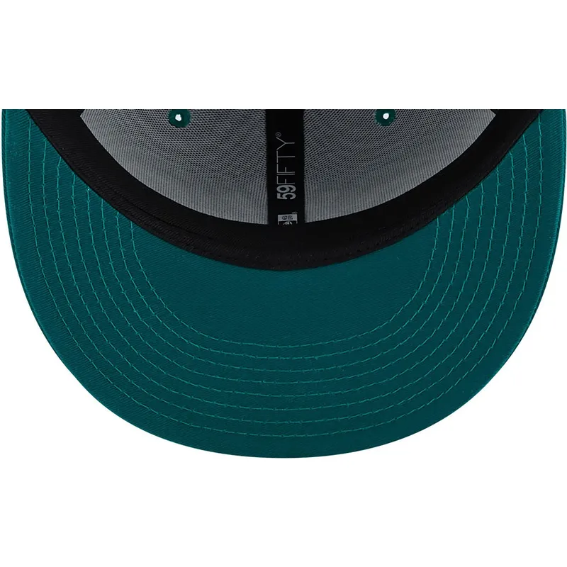 cappelli-piatta-verde-regolato-59fifty-league-essential-dei-new-york-yankees-mlb-di-new-era
