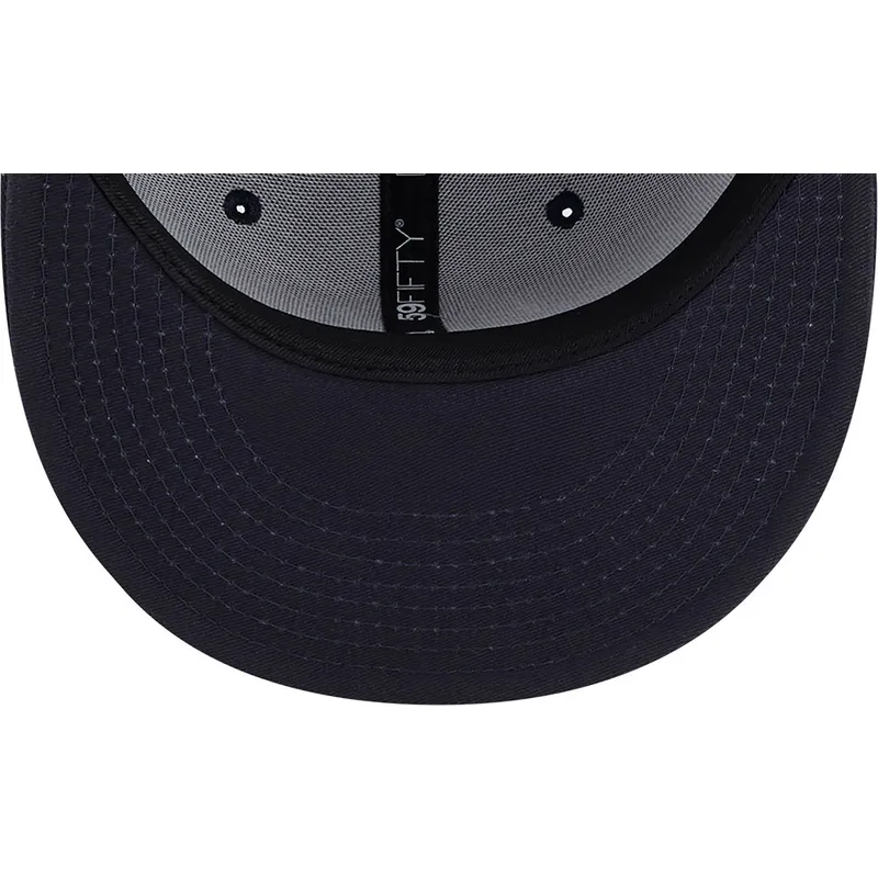 cappelli-piatta-blu-marino-regolato-59fifty-league-essential-dei-new-york-yankees-mlb-di-new-era