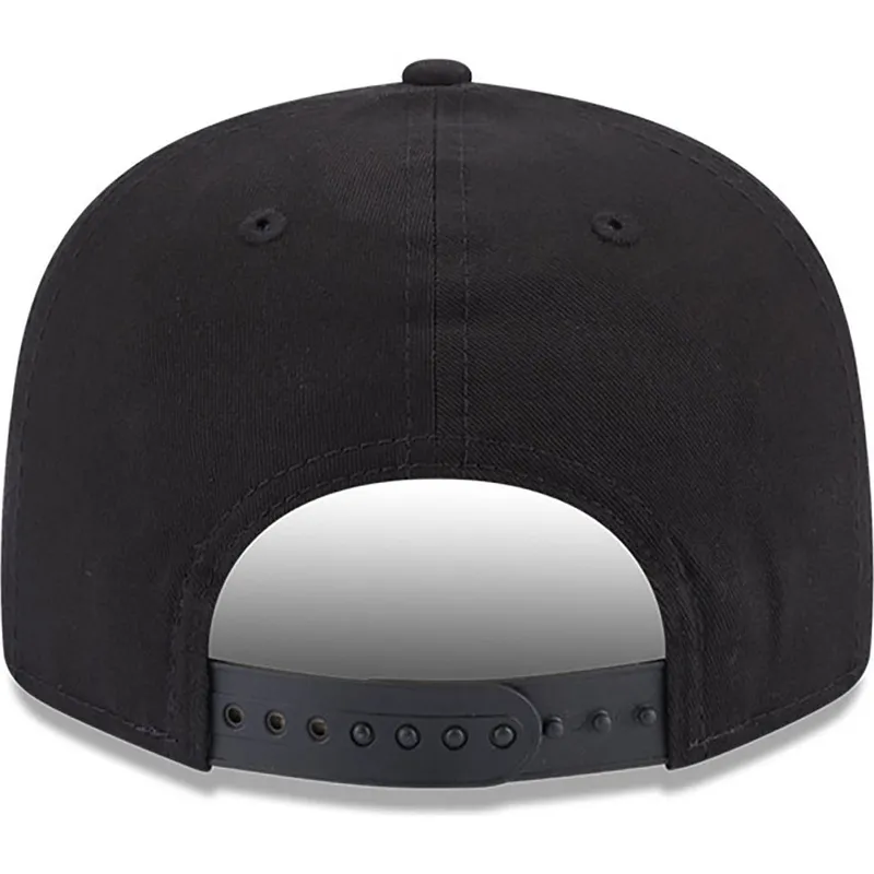 cappelli-piatta-nero-snapback-marron-9fifty-league-essential-dei-new-york-yankees-mlb-di-new-era