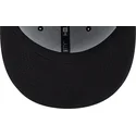 cappello-snapback-nero-con-visiera-piatta-e-logo-marrone-9fifty-league-essential-dei-new-york-yankees-mlb-di-new-era