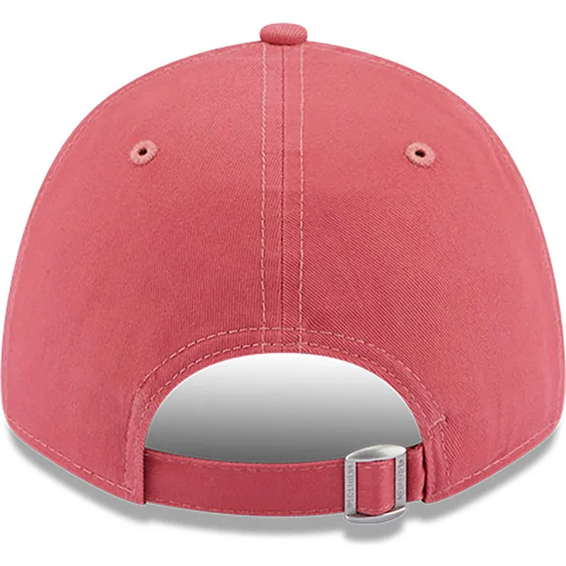 cappelli-curva-rosa-cinghia-regolabile-claro-9forty-league-essential-dei-new-york-yankees-mlb-di-new-era