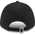 cappello-curvo-nero-regolabile-con-logo-marrone-9forty-league-essential-dei-new-york-yankees-mlb-di-new-era