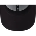 cappello-curvo-nero-regolabile-con-logo-marrone-9forty-league-essential-dei-new-york-yankees-mlb-di-new-era