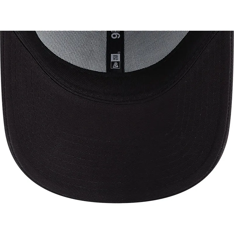 cappelli-curva-nero-cinghia-regolabile-marron-9forty-league-essential-dei-new-york-yankees-mlb-di-new-era