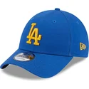 cappelli-curva-blu-cinghia-regolabile-9forty-league-essential-dei-los-angeles-dodgers-mlb-di-new-era