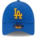 cappelli-curva-blu-cinghia-regolabile-9forty-league-essential-dei-los-angeles-dodgers-mlb-di-new-era
